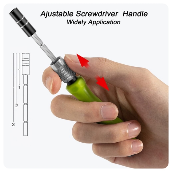 Handyman helper 32 pc. Magnetic screwdriver set, Multi-purpose travel size new - Picture 7 of 14